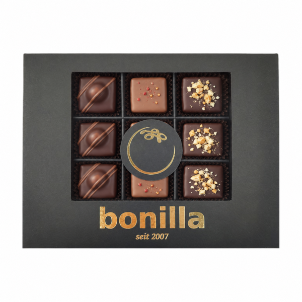 Pralinenkollektion "Herbstpralinen" mit 9 Pralinen