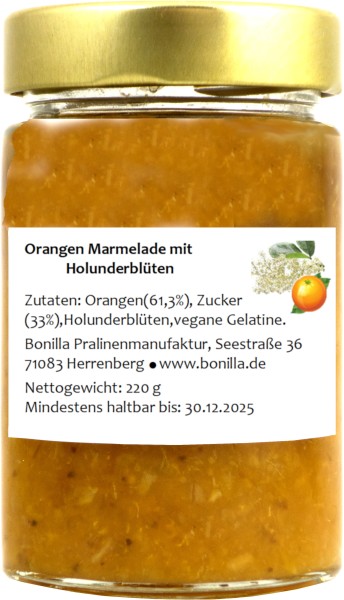 Orange Holunderblueten Marmelad