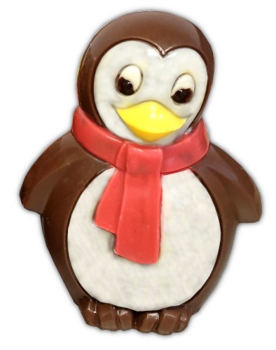 Schokoladenpinguin aus Milchschokolade
