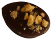 Dunkle Walnuss-Marzipan-Praline