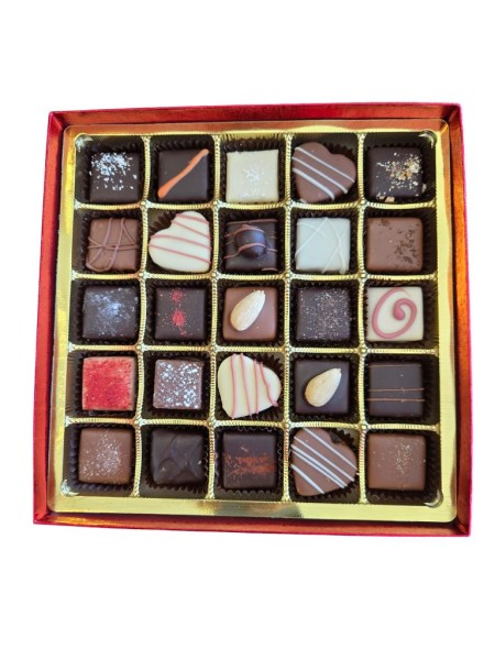 Rote Schachtel "Mama ist die Beste" 25 Pralinen