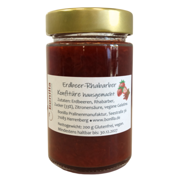 Erdbeer-Rhabarber-Konfitüre