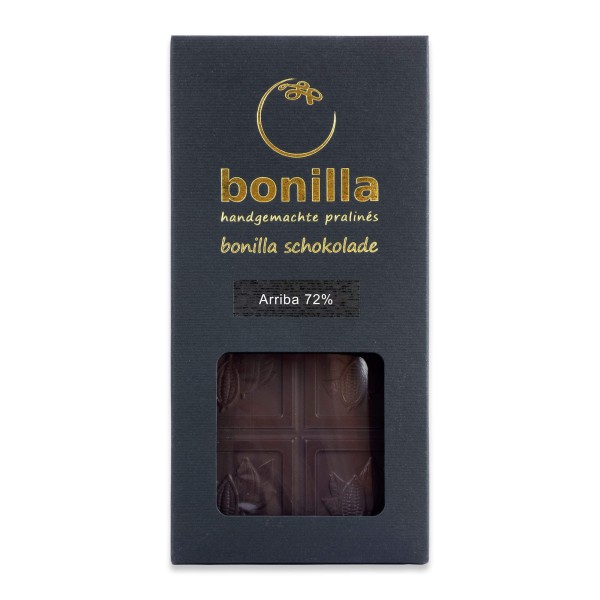 Dunkle Schokolade "Arriba" 72% Kakao